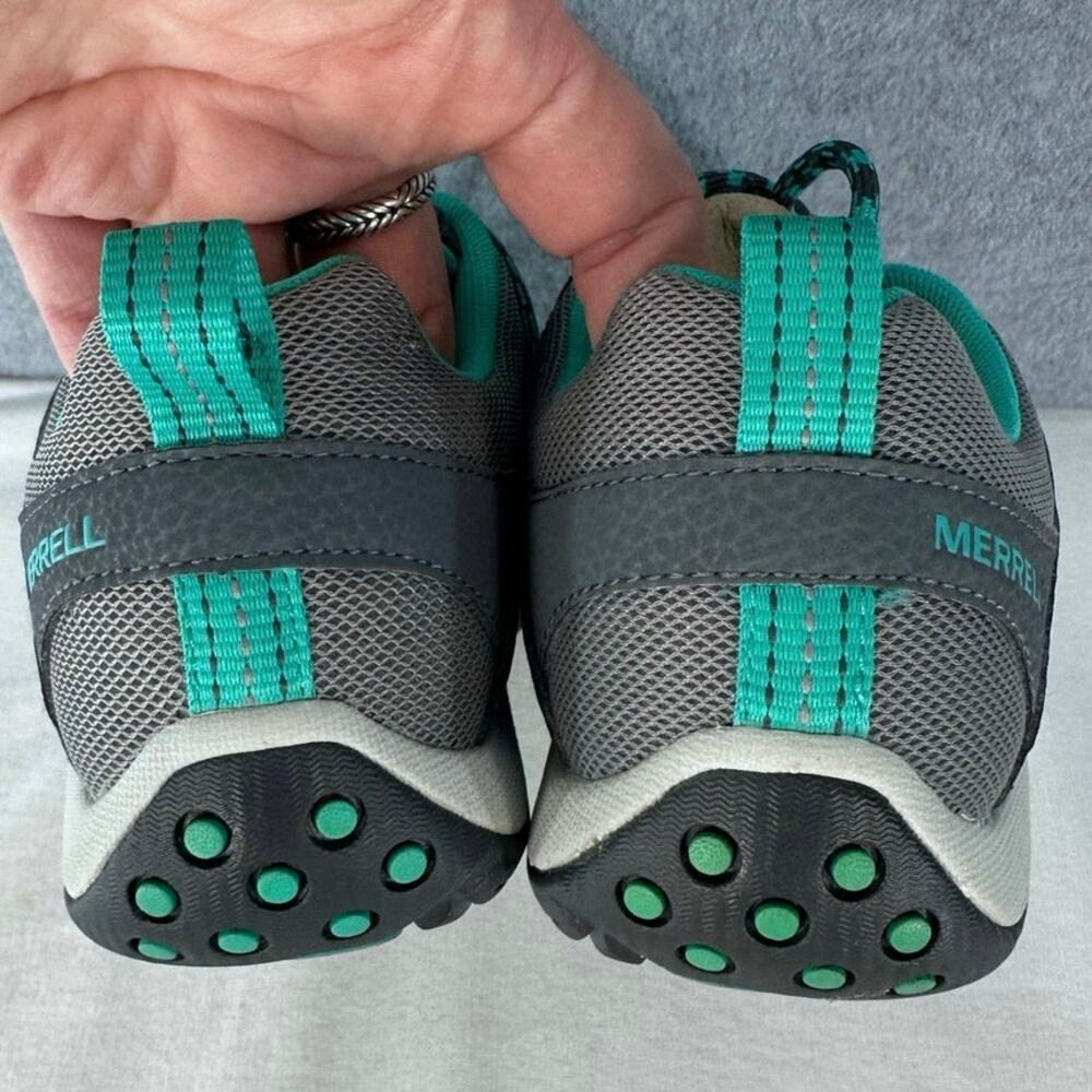 Merrell Women's sz 6 Riverbed Trail Mesh Hiking Shoe Teal Grey Outdoors Water - Picture 6 of 9